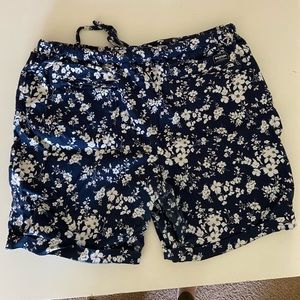 Wildfang Essential Floral Drawstring Shorts XXL